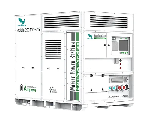 Système de stockage d'énergie de la batterie du mobile (BESS)