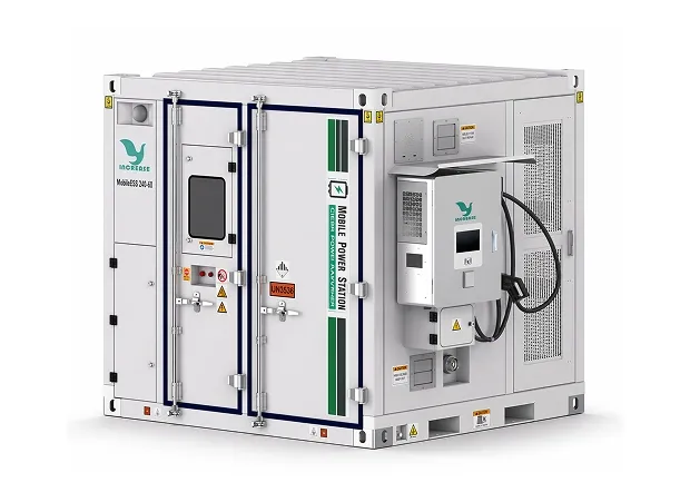 Système de stockage d'energie de la batterie du mobile + chargeur pour VE